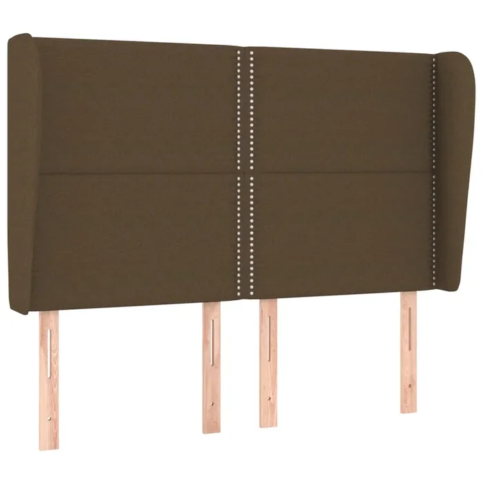 vidaXL Cabecero con orejas de tela gris claro 147x23x118/128 cm (8)