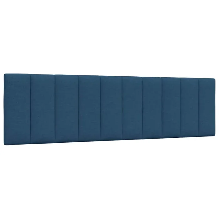 vidaXL Cabecero de cama acolchado Hanko tela azul 180 cm