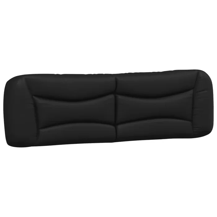 vidaXL Cabecero de cama acolchado Hvar cuero sintético negro 180 cm
