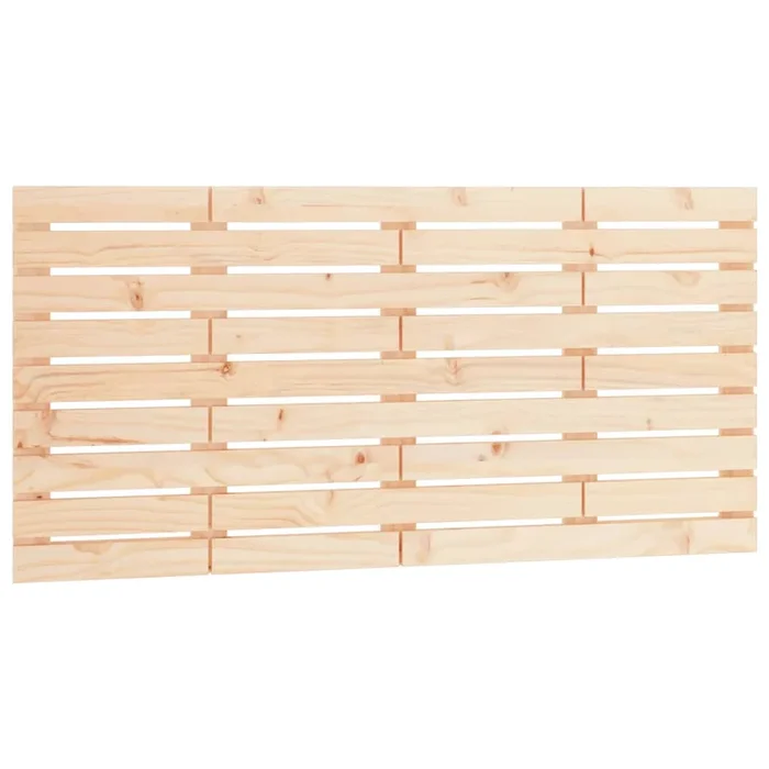vidaXL Cabecero de cama de pared madera maciza de pino 156x3x63 cm
