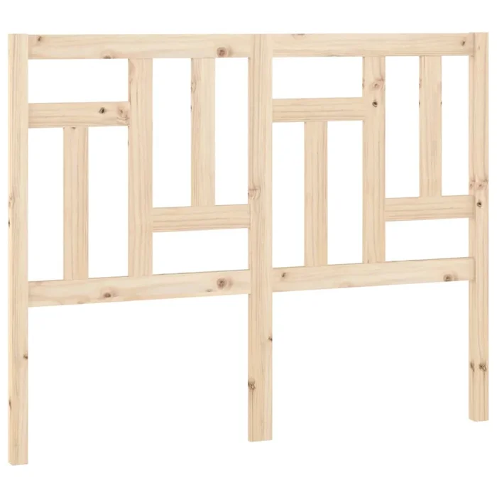vidaXL Cabecero de cama madera maciza de pino 125,5x4x100 cm (6)