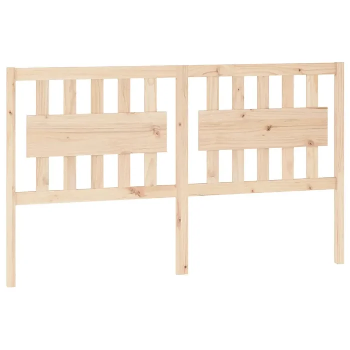 vidaXL Cabecero de cama madera maciza de pino 165,5x4x100 cm (3)