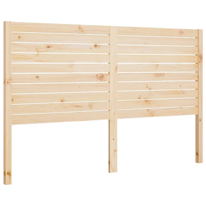 vidaXL Cabecero de cama madera maciza de pino 166x4x100 cm (9)