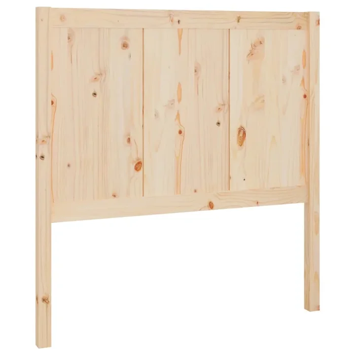 vidaXL Cabecero de cama madera maciza de pino 80,5x4x100 cm (3)
