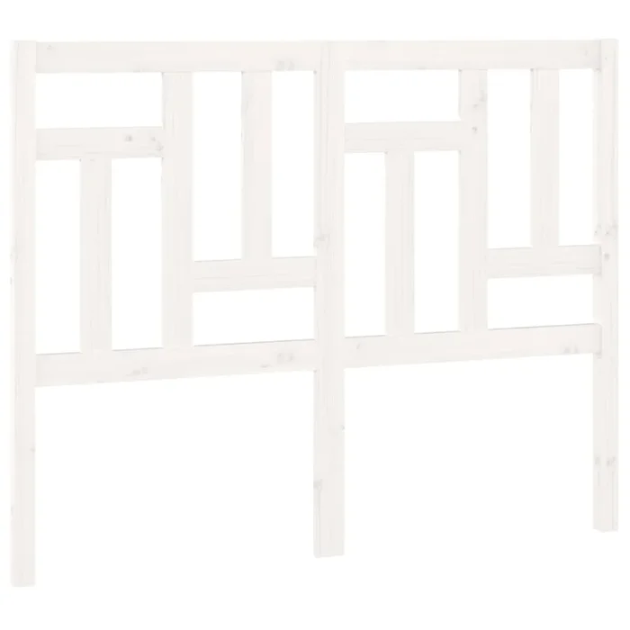 vidaXL Cabecero de cama madera maciza de pino blanco 205,5x4x100 cm
