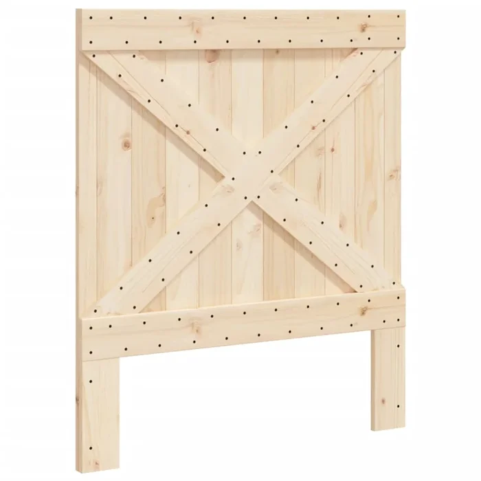 vidaXL Cabecero de madera maciza de pino 90×104 cm