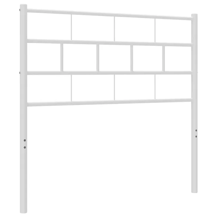 vidaXL Cabecero de metal blanco 107 cm (10)