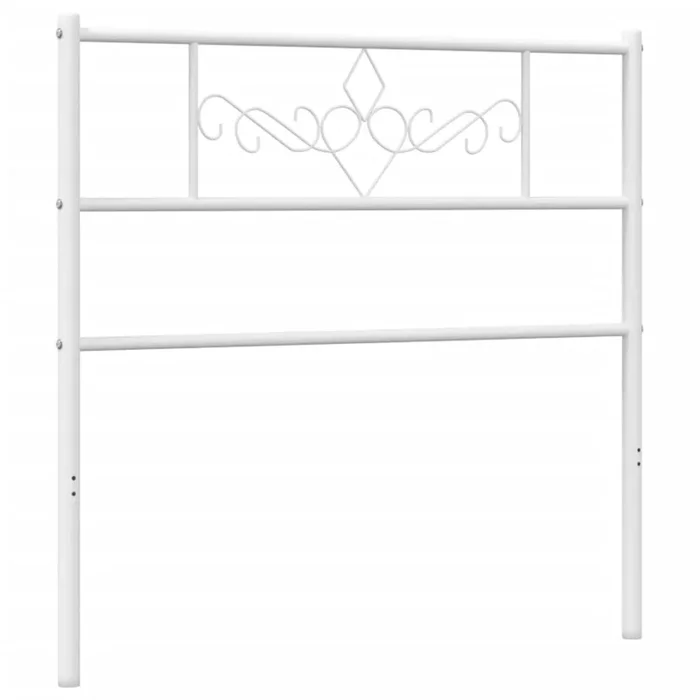 vidaXL Cabecero de metal blanco 75 cm (7)