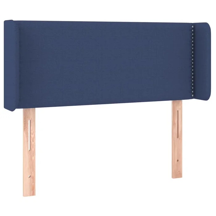 vidaXL Cabecero de tela azul 103x16x78/88 cm (3)
