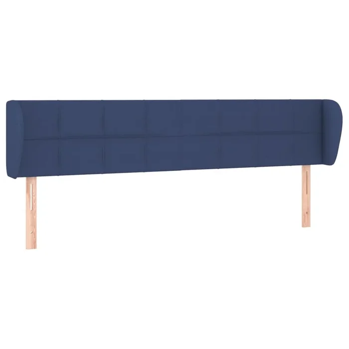 vidaXL Cabecero de tela azul 203x23x78/88 cm (6)