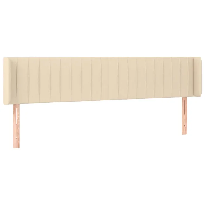 vidaXL Cabecero de tela color crema 183x16x78/88 cm (3)
