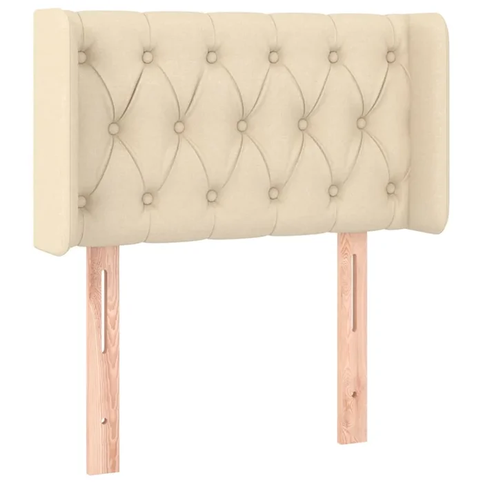 vidaXL Cabecero de tela color crema 83x16x78/88 cm (4)