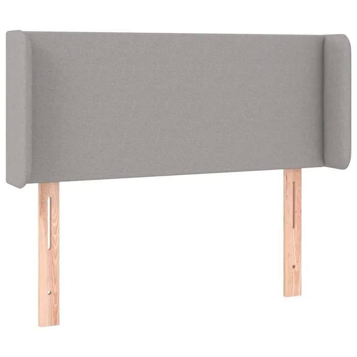 vidaXL Cabecero de tela gris claro 83x16x78/88 cm (3)