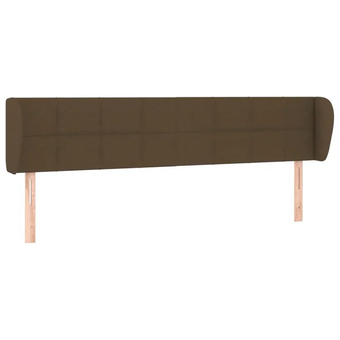 vidaXL Cabecero de tela gris oscuro 163x23x78/88 cm (8)