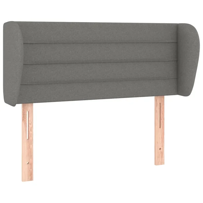 vidaXL Cabecero de tela gris oscuro 93x23x78/88 cm (14)