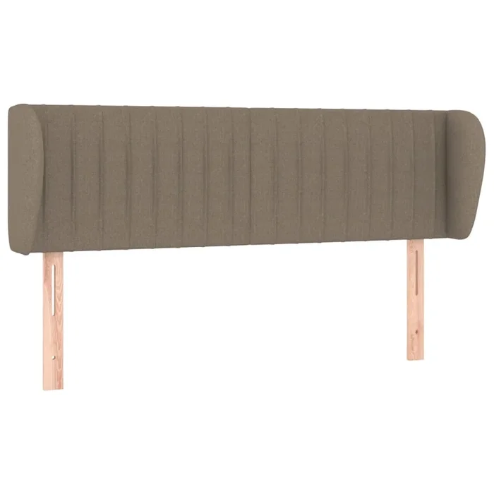 vidaXL Cabecero de tela gris taupe 147x23x78/88 cm (2)