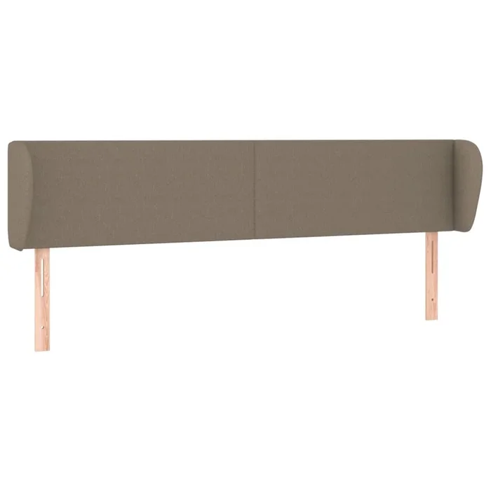 vidaXL Cabecero de tela gris taupe 183x23x78/88 cm (3)