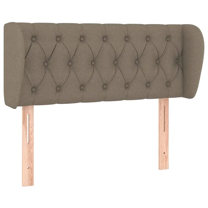 vidaXL Cabecero de tela gris taupe 93x23x78/88 cm (7)