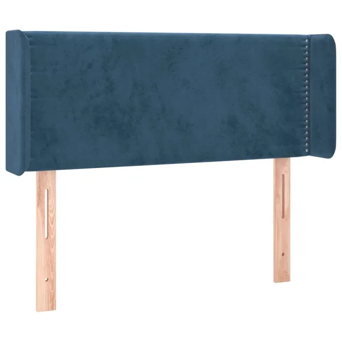 vidaXL Cabecero de terciopelo azul oscuro 103x16x78/88 cm