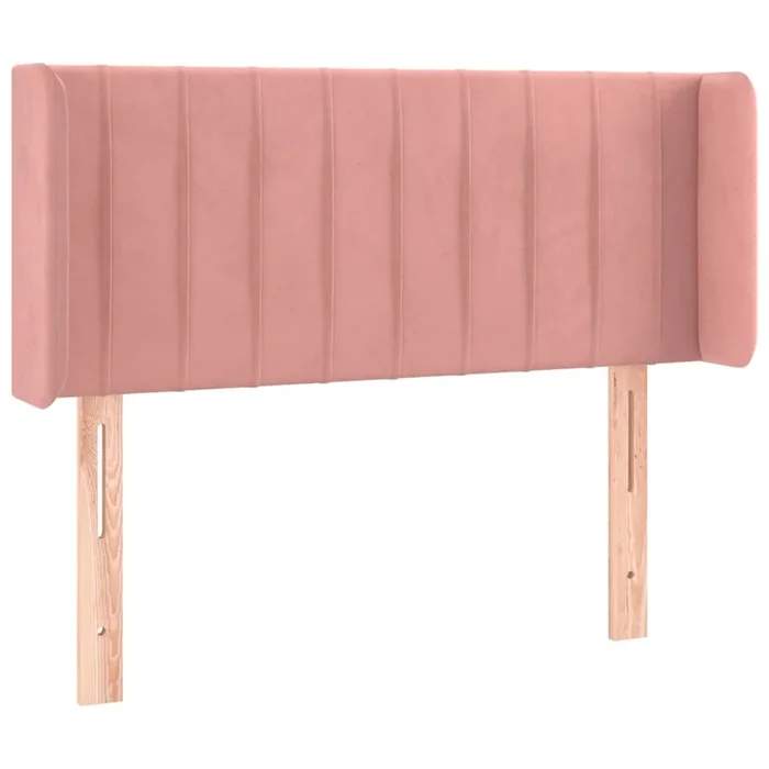 vidaXL Cabecero de terciopelo rosa 93x16x78/88 cm