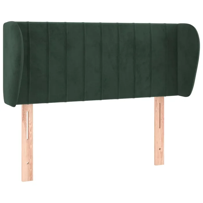 vidaXL Cabecero de terciopelo verde oscuro 103x23x78/88 cm (6)
