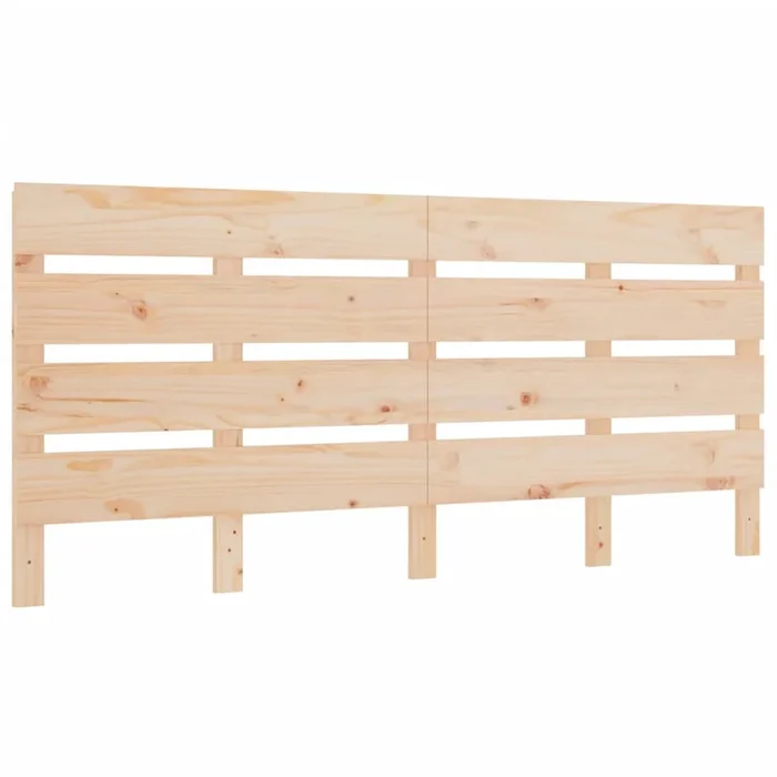 vidaXL Cabecero madera maciza de pino 150x3x80 cm