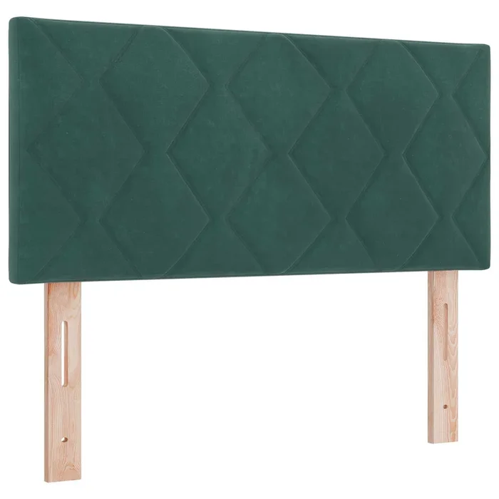 vidaXL Cabecero Montaje en la pared Verde oscuro 90 cm Terciopelo