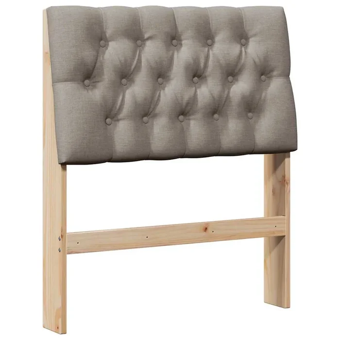 vidaXL Cabecero Otro Marrón 75 cm Madera maciza de pino