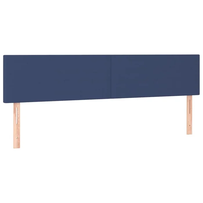 vidaXL Cabeceros 2 unidades de tela azul 80x5x78/88 cm (8)