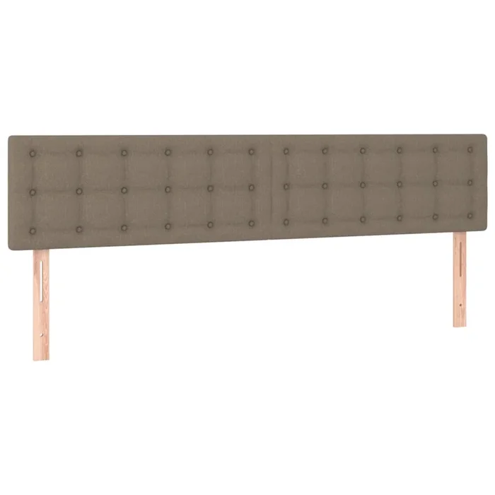 vidaXL Cabeceros 2 unidades tela gris taupe 80x5x78/88 cm (4)