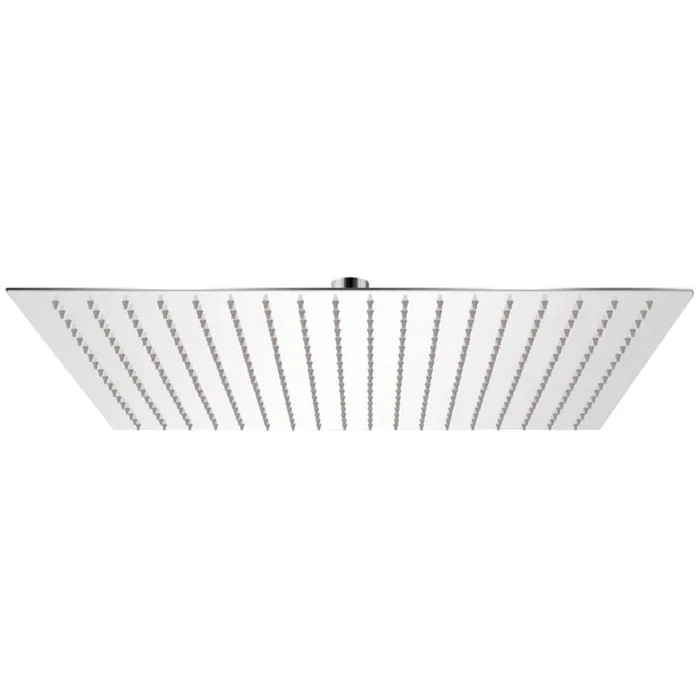 vidaXL Cabezal de ducha cuadrado efecto lluvia acero inoxidable 50×50