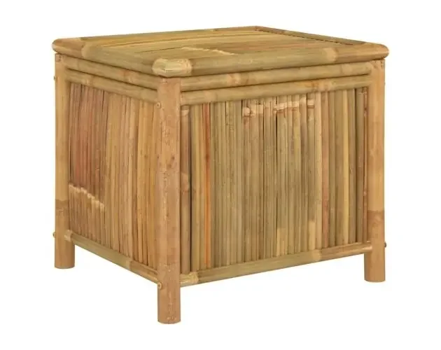 vidaXL caja de almacenaje de jardín bambú 60x52x55 cm | Brico Depôt In Voga
