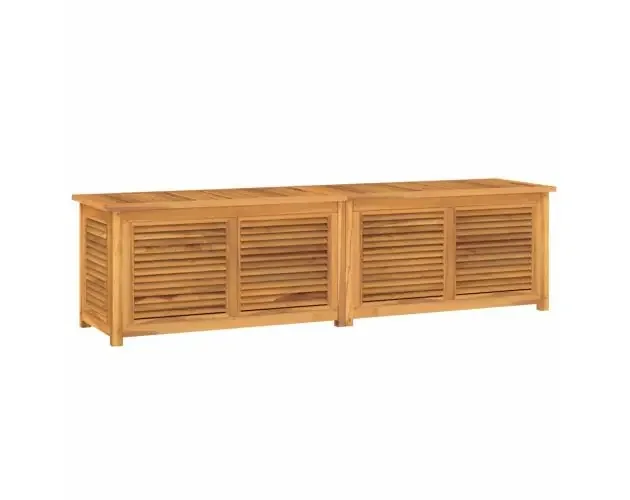 vidaXL caja de almacenaje de jardín con bolsa teca maciza 200x50x55 cm | Brico Depôt Vendita Finale