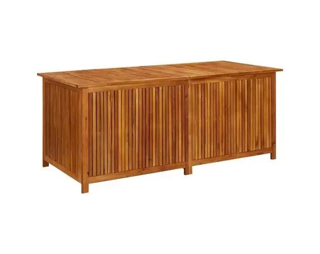 vidaXL caja de almacenaje de jardín madera maciza acacia 175x80x75 cm | Brico Depôt Ultimissimo Modello