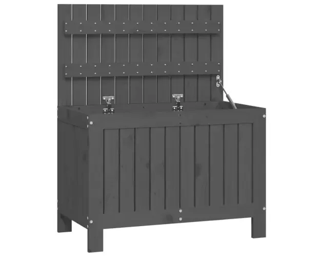 vidaXL caja de almacenaje jardín madera de pino gris 76×42,5×54 cm | Brico Depôt Ordine In Blocco