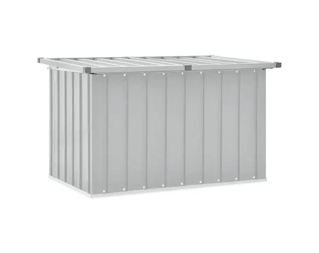 vidaXL caja de almacenaje para jardín gris 109x67x65 cm | Brico Depôt Economico