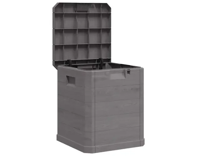 vidaXL caja de almacenamiento de jardín 90 l marrón | Brico Depôt Moderno