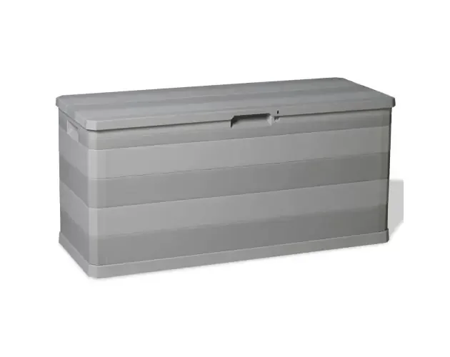 vidaXL caja de almacenamiento de jardín gris 117x45x56 cm | Brico Depôt Artigianale