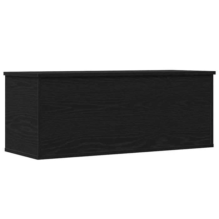 vidaXL Caja de Almacenamiento Roble negro 90 x 35 x 35 cm