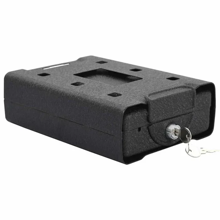 vidaXL Caja Fuerte para Auto Negro 21.8 x 16 x 7 cm Acero