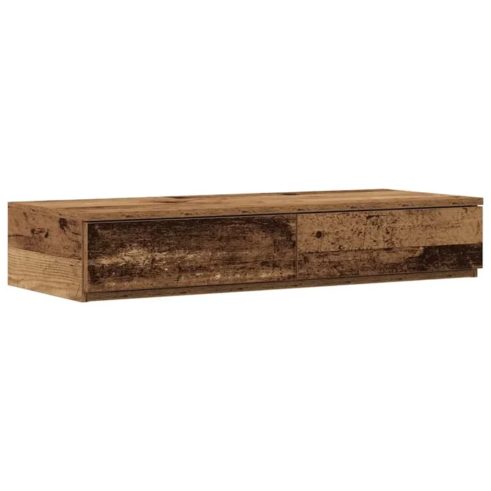 vidaXL Cajones de cama con cajón Madera vieja 80 x 36.5 x 16.5 cm