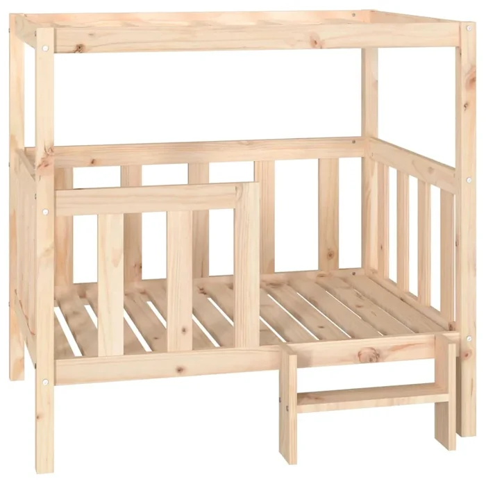 vidaXL Cama para perros madera maciza de pino 105,5×83,5×100 cm