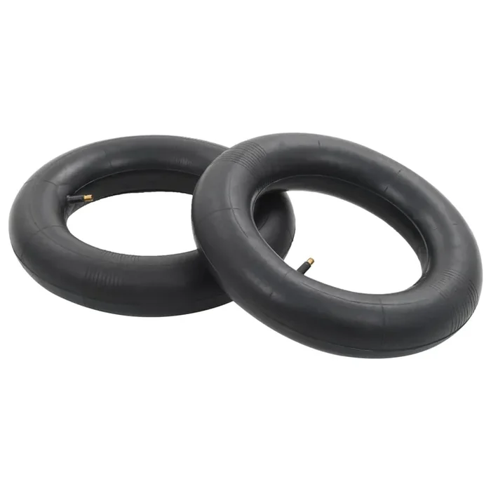 vidaXL Cámara aire carretilla 2 uds caucho 3.50-8/16×4/4.00-8/400×100