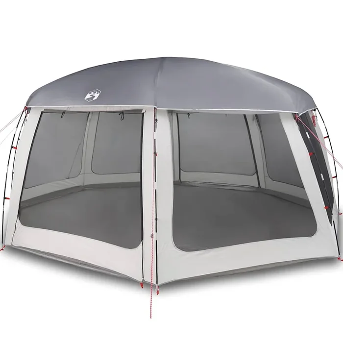 vidaXL Carpa para piscina con desmontables y paredes azul 690×690 cm (2)