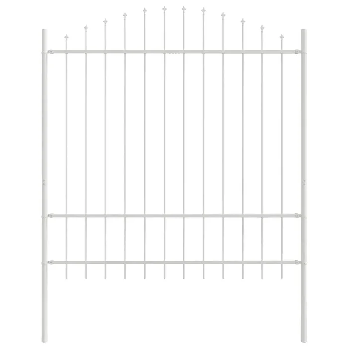 vidaXL Cerca de jardín Blanco 170 x 175 cm
