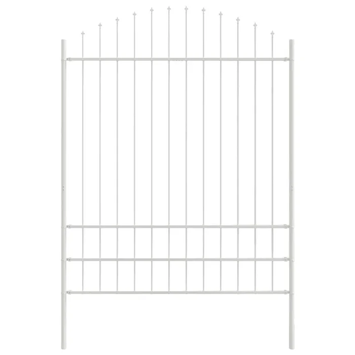 vidaXL Cerca de jardín Blanco 170 x 200 cm