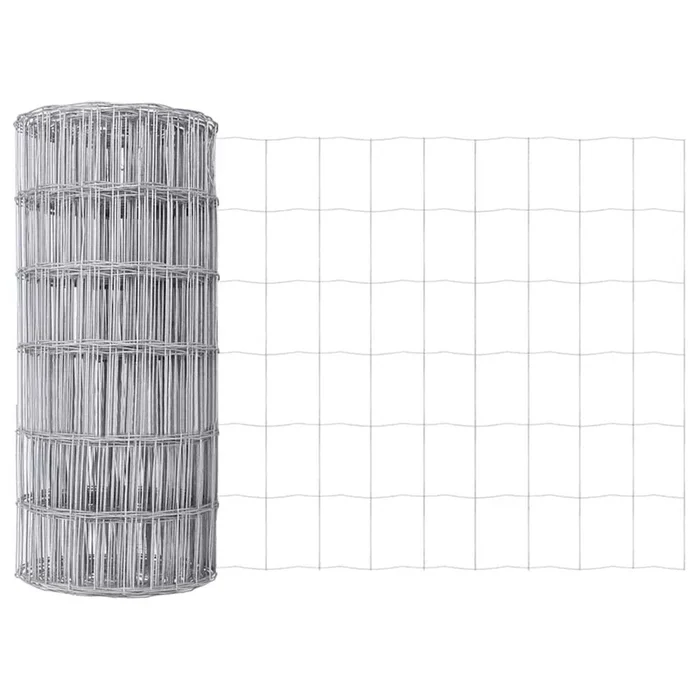vidaXL Cerca Euro Plateado 0.4 x 10 m (4)
