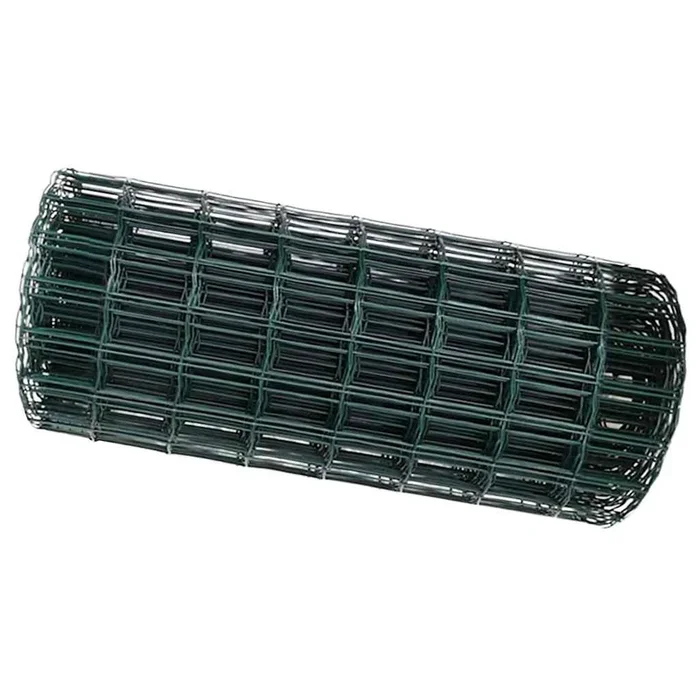 vidaXL Cerca Euro Verde 0.4 x 50 m Hierro recubierto de PVC (3)