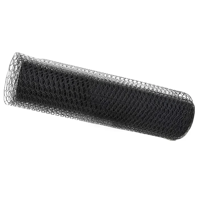 vidaXL Cerca Hexagonal Gris 0.4 x 100 m Acero (2)