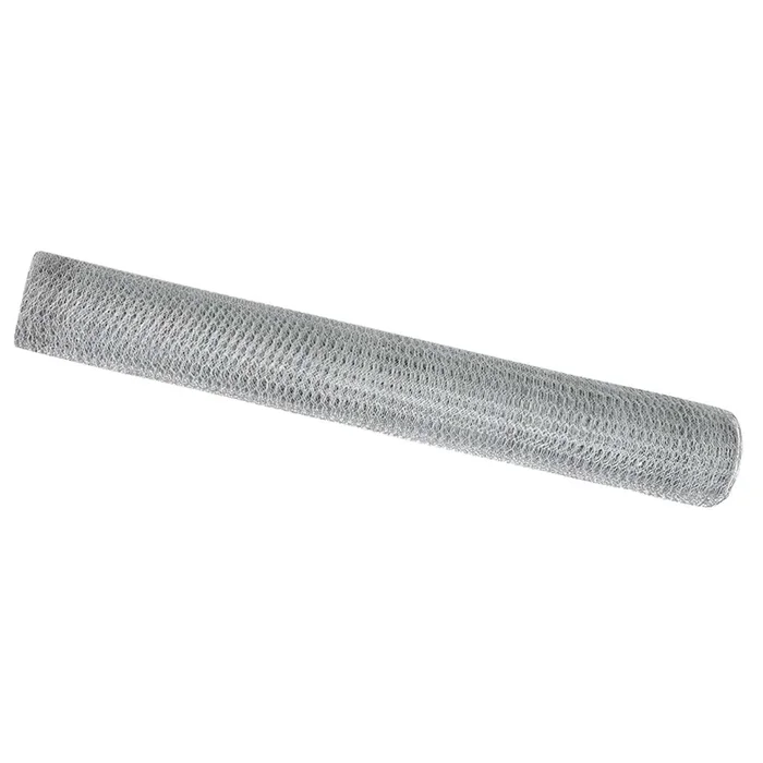 vidaXL Cerca Hexagonal Plateado 1.4 x 10 m Acero galvanizado